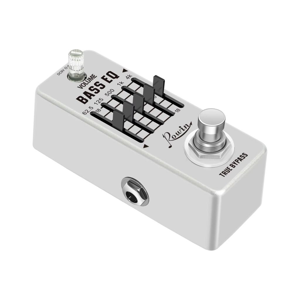 LEF-317B Bass EQ Pedal 5-Band / | Parametric Equalizer with ±18dB Range | Pro Frequency Compensator for Bass True Bypass