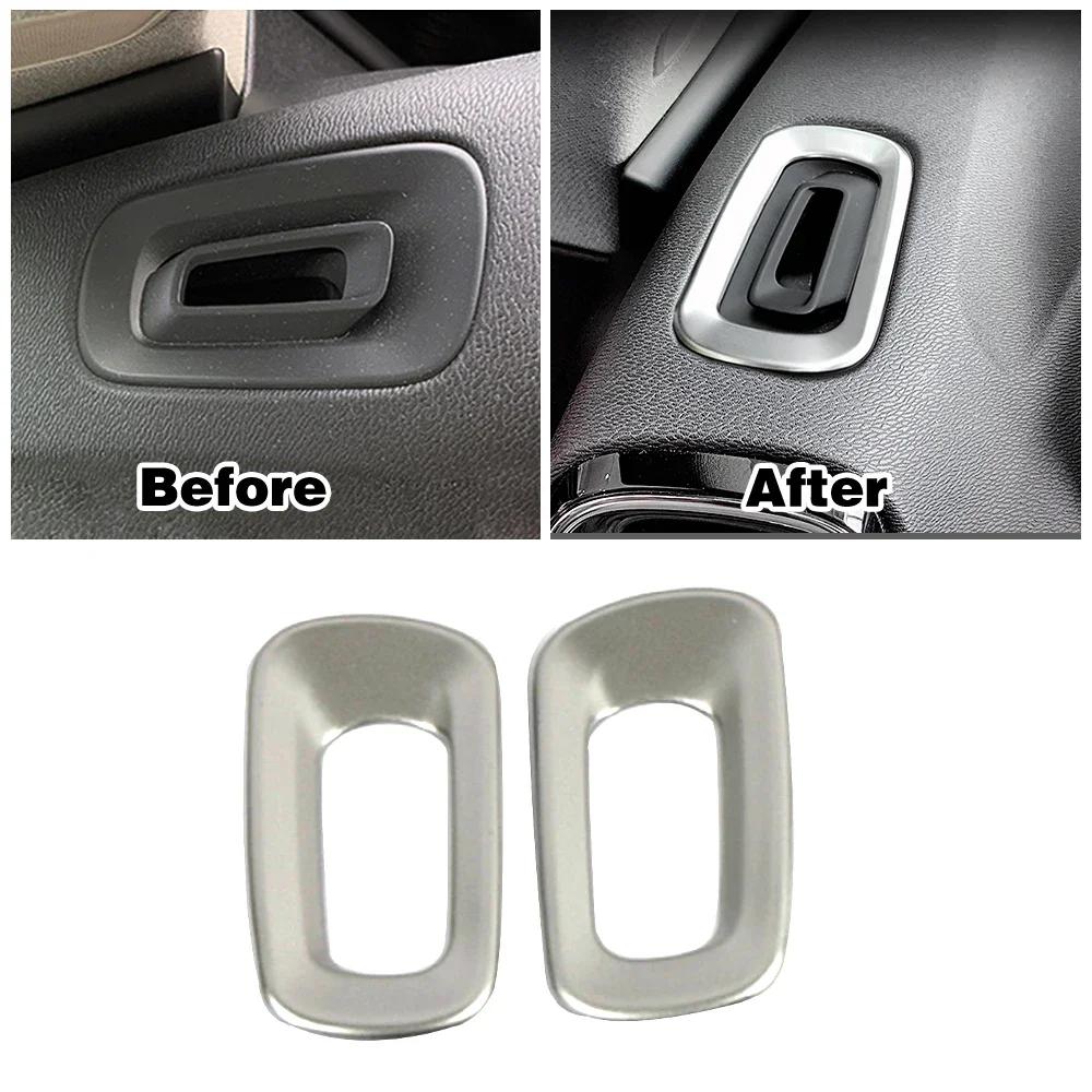 For Volvo XC40 2019-2024 Car Styling Interior Accessories Central Console Decoration Frame Cover Trim ABS Silver Sticker