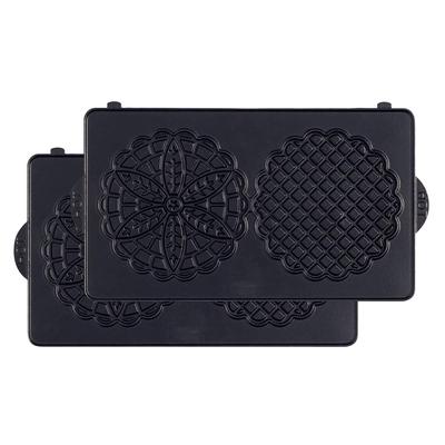 Pizzelle Plate Making Crispy and Thinly Baked Cookies Separately Sold Plate for Waffle Hot Sand Baker of [Vitantonio Official] (PVWH-20-PZ) [For