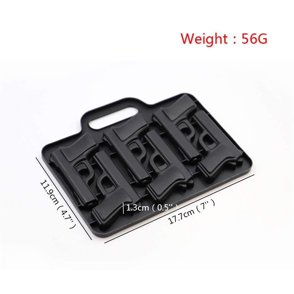 

Ice Cube Molds Handgun Silicone Moulds Ice Ball Mold for Whiskey Cocktails Fondant Chocolate Handmade