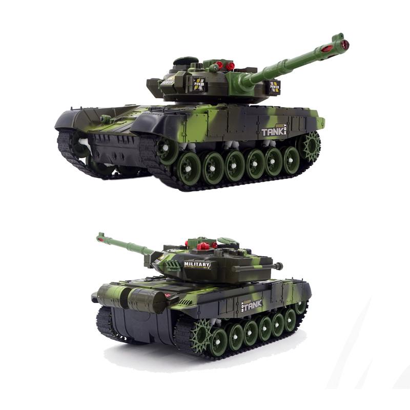 32CM-44CM RC Tank Battle Remote Control Tanks Launch Cross-Country Tracked Vehicle Kids Boy's Toy