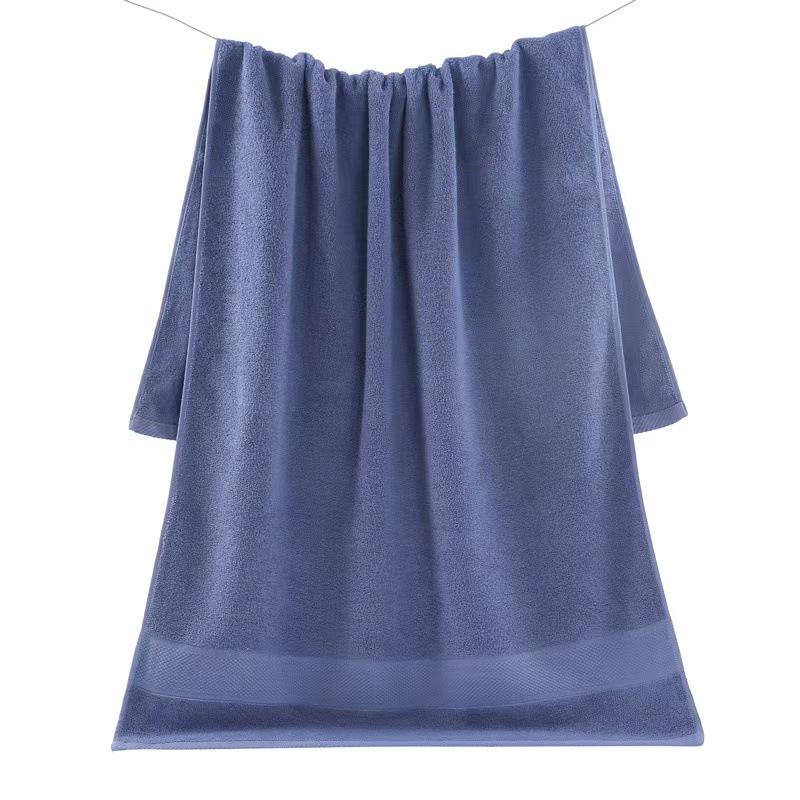 

Очень большое мягкое впитывающее банное полотенце из 100% хлопка для взрослых, доступны варианты с вышивкой логотипа 70x140 cm