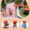 4 Pieces 1:64 Hand Car Wash Girl Model with Diorama Scenery Realistic Mini Detailing Figure