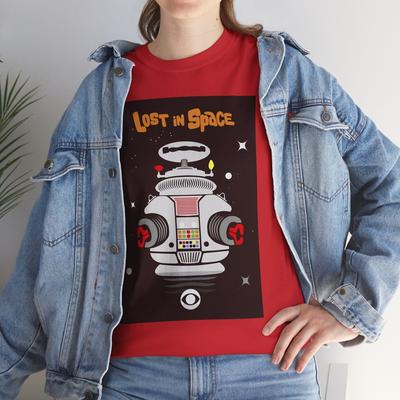 Arte del Robot di Perduti nello Spazio (1965-68) T-Shirt Irwin Allen Fantascienza Jupiter 2