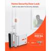 SucceBuy Door Reinforcement Lock 2 Pack Home Lock with 3 Inch Stop Withstand 800 lbs of Force with 8 Screws for Inward-Opening