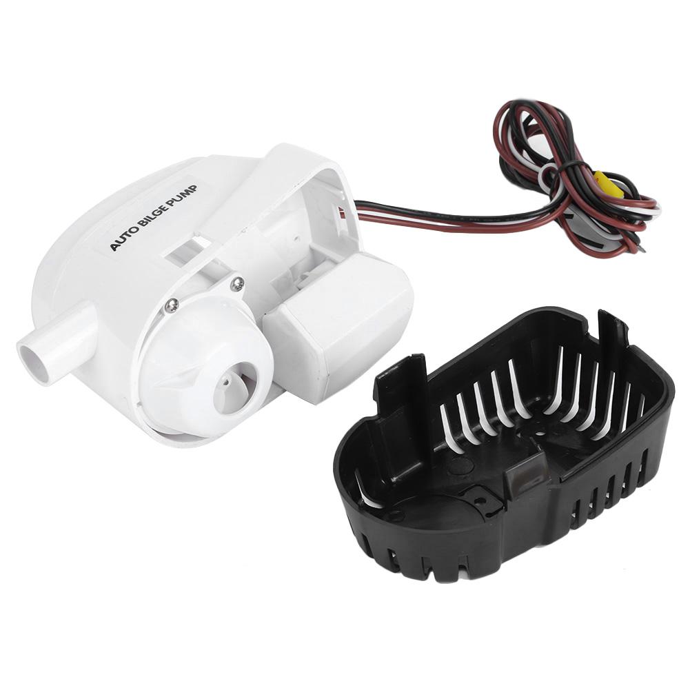 12V 600GPH Automatic Bilge Pump Yacht Water Discharge Pump with Corrosion Ignition Protection