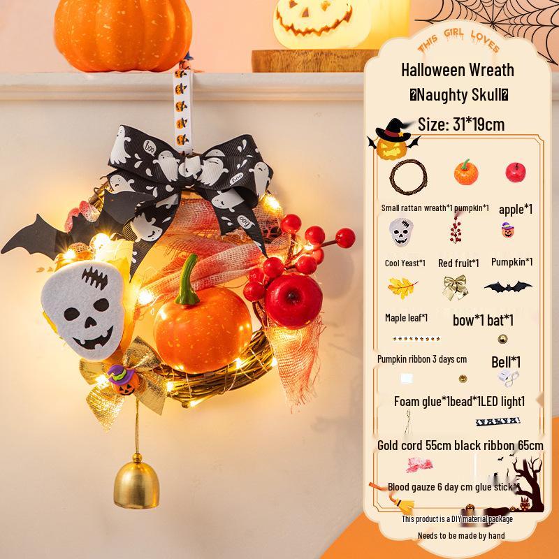 Halloween Pumpkin Lantern Door Hanging & Party Decoration Props No Specification