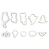 10 Pcs Halloween Series Clay Cutter Clay Cutting Molds Bat Clay Earring Cutter Decorative Molds for Jewelry Making