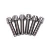 6Pcs Bicycle Headset Stem Cap Screw Steel Bicycle Seat Disc Bolt M5 * 20Mm