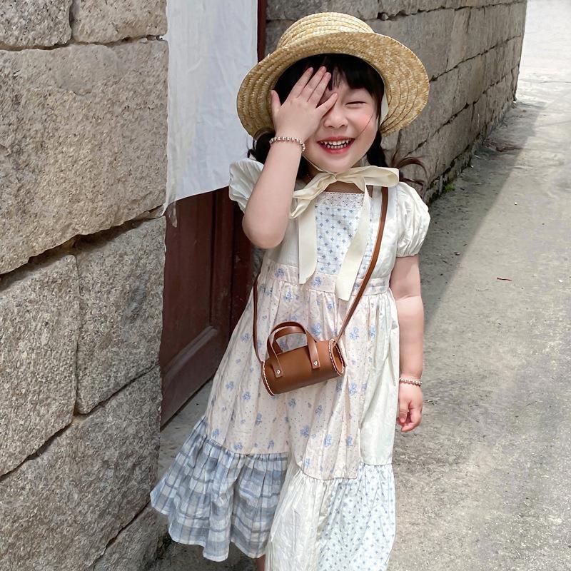 Trendy Korean Children's Crossbody Bag Soft Pu Fabric Stylish For Kids Everyday Use