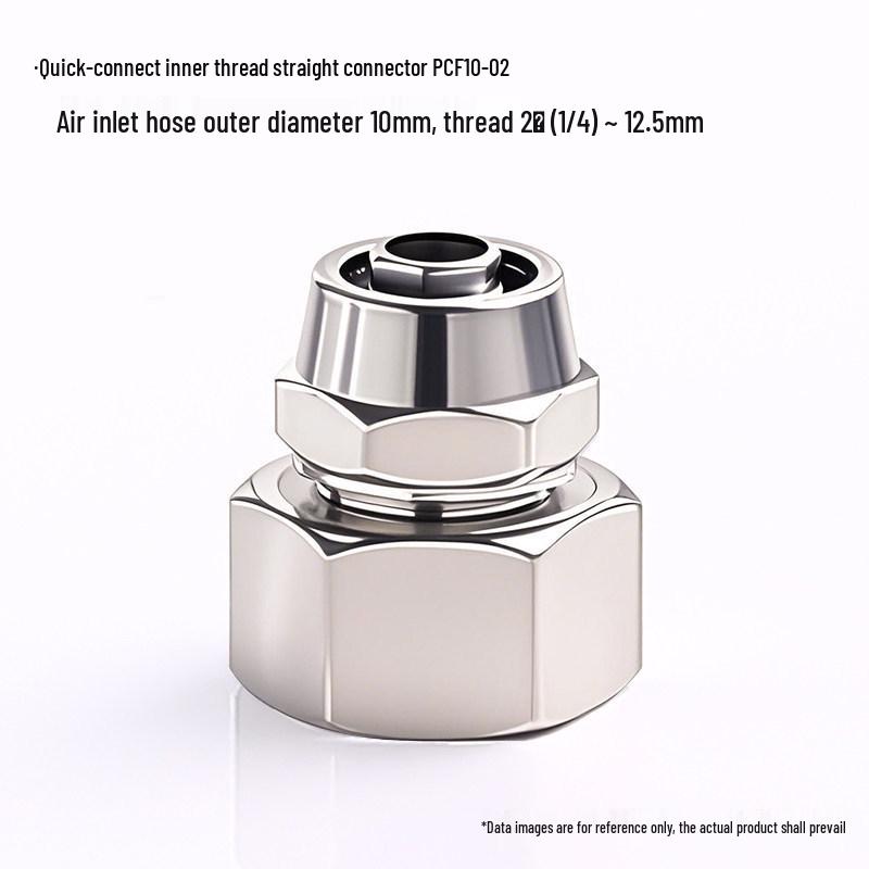 Kexida Pneumatic Connector PCF: 1 to 4-way Quick Connect, Female Thread, Sizes 4, 6, 8, 10, 12