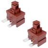 2 Pack AC125V 15A On Off Power Button Switch For Miele C1 C2 C3 Series Vacuum Cleaner Power Control