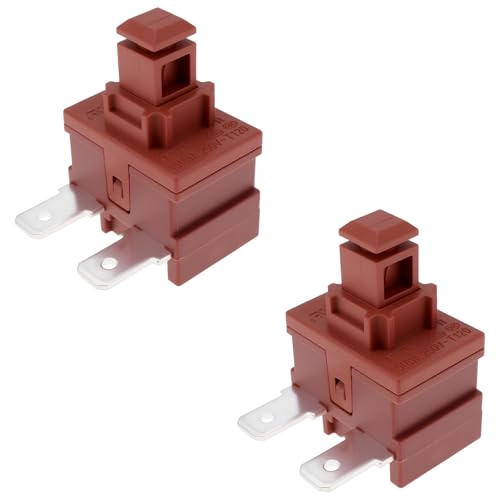 2 Pack AC125V 15A On Off Power Button Switch For Miele C1 C2 C3 Series Vacuum Cleaner Power Control