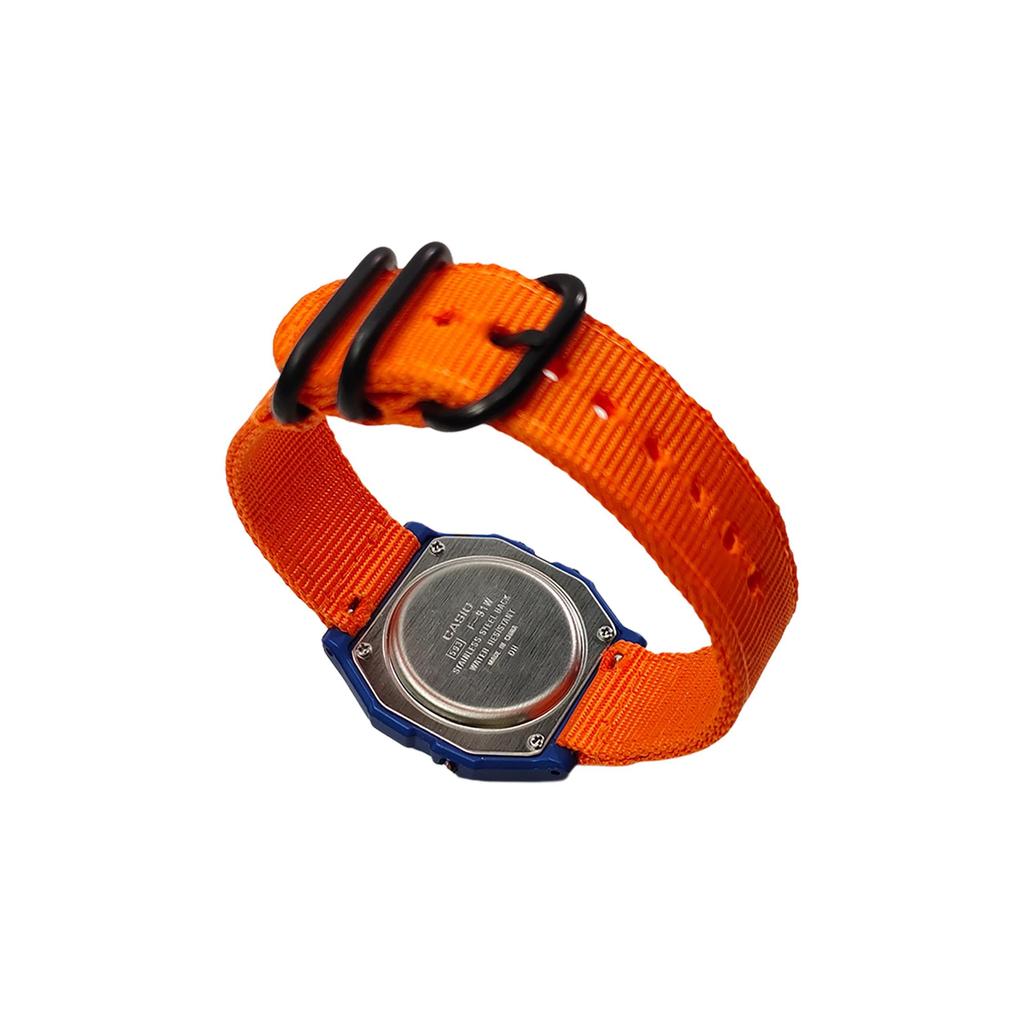 CASIO Custom Collection Quartz Movement Nylon Strap Watch Men's Watches Black Dial F-91WM-2A(Watch5--)