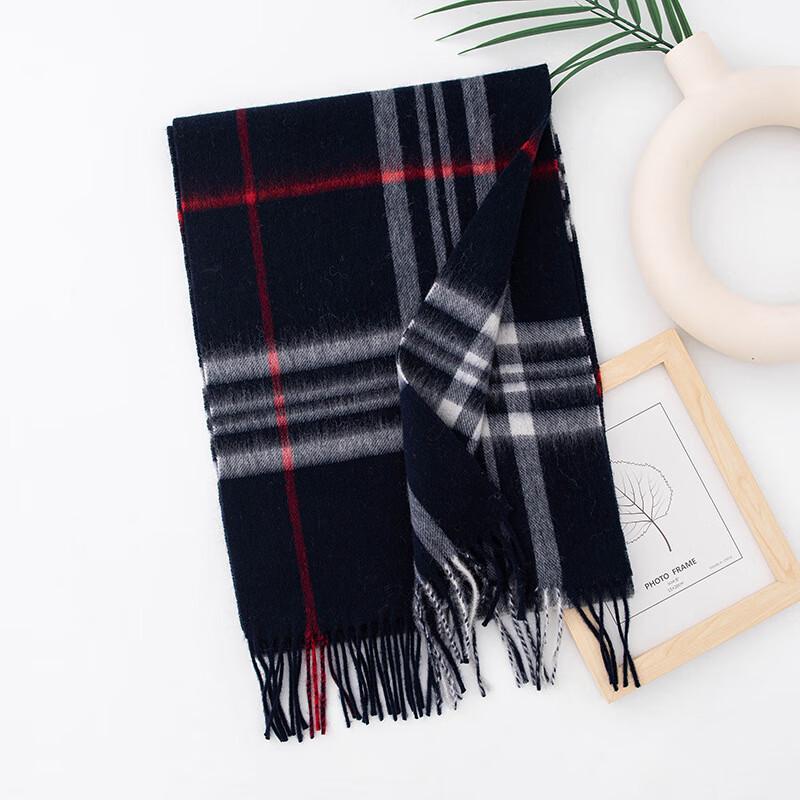 Premium British Plaid 100% Wool Scarf & Shawl