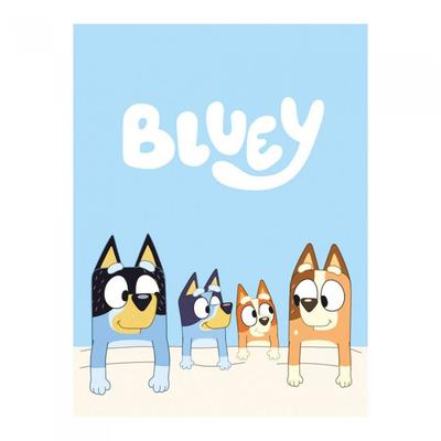 Bluey Cotton Beach Towel