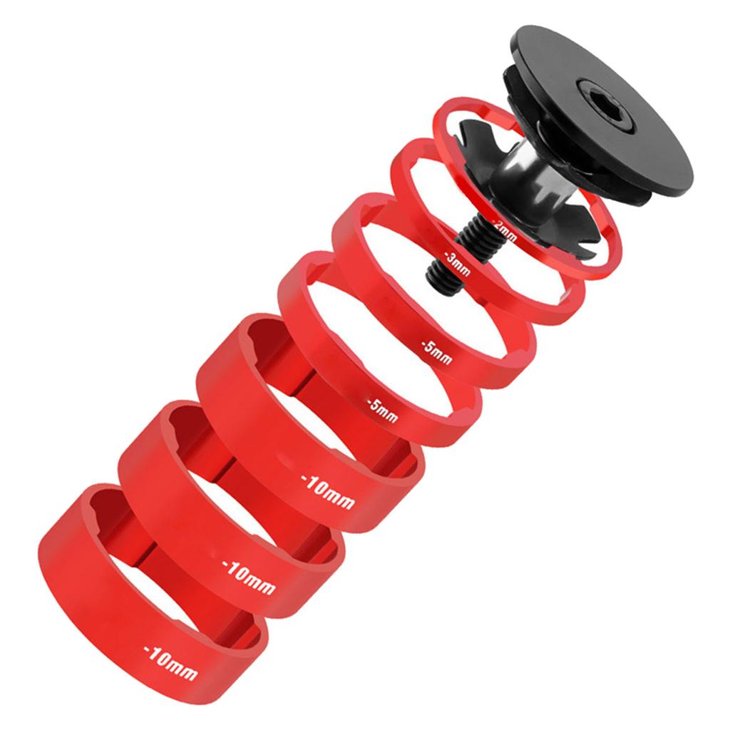 Bicycles Front Fork Headset Spacers Headset Washer Aluminum Alloy Headset Spacers Threadless Bicycles Front Stem Fork