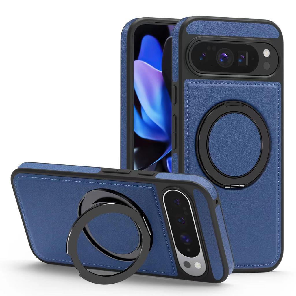 Yashi 360 Magnetic Stand for Google Pixel 9A Leather Protective Case - 10ProXL Model