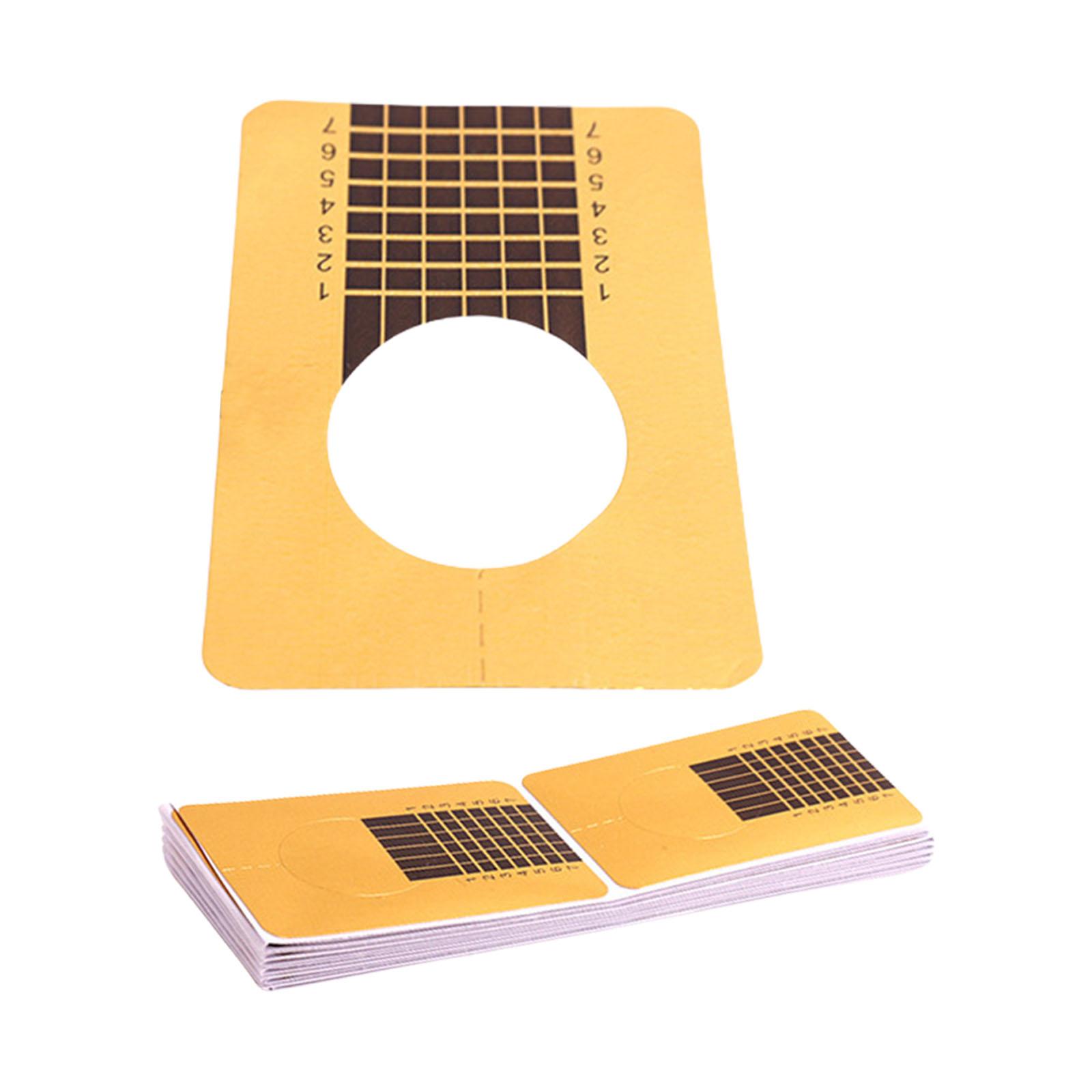 

100 Pieces Nail Extension Forms For Professional And DIY Use Manicure Training Supplies For Beginners And Salons H