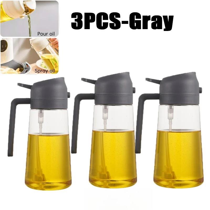 200/300/500Ml Oil Spray Bottle Bbq Cooking Olive Oil Sprayer Plastic Baking Oil Spray Empty Bottle Vinegar Bottle Or Oil Brush