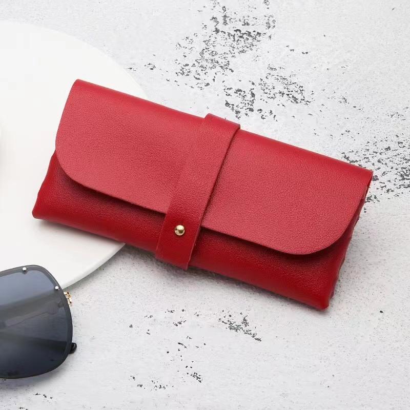 Unisex Fashion Soft Package PU Leather Sunglasses Case Presbyopia Glasses Packaging Box for Women Eyes Sunglasses Storage Boxes
