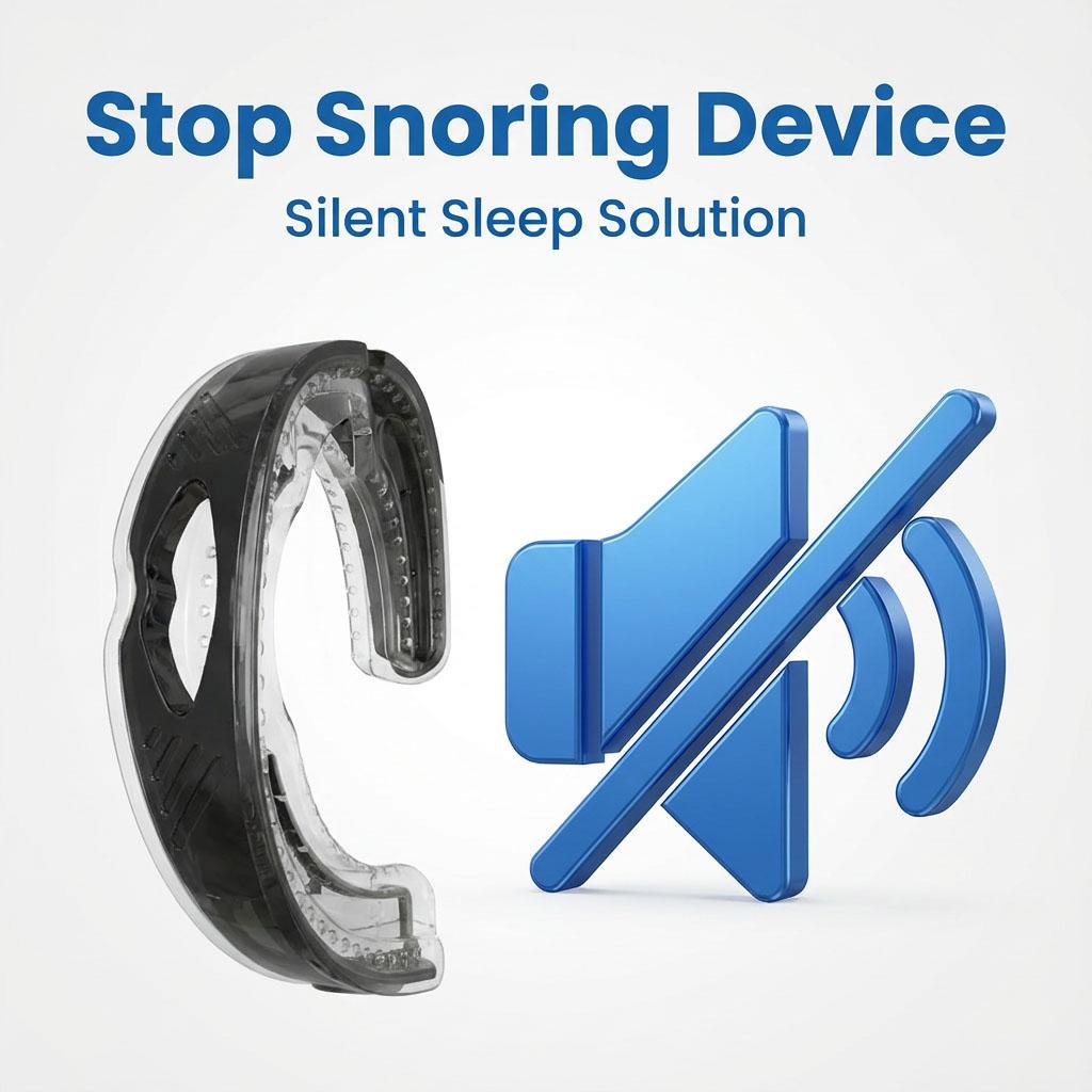 

Фізичний Стопер Хропіння Капа Силіконовий Засіб для Сну