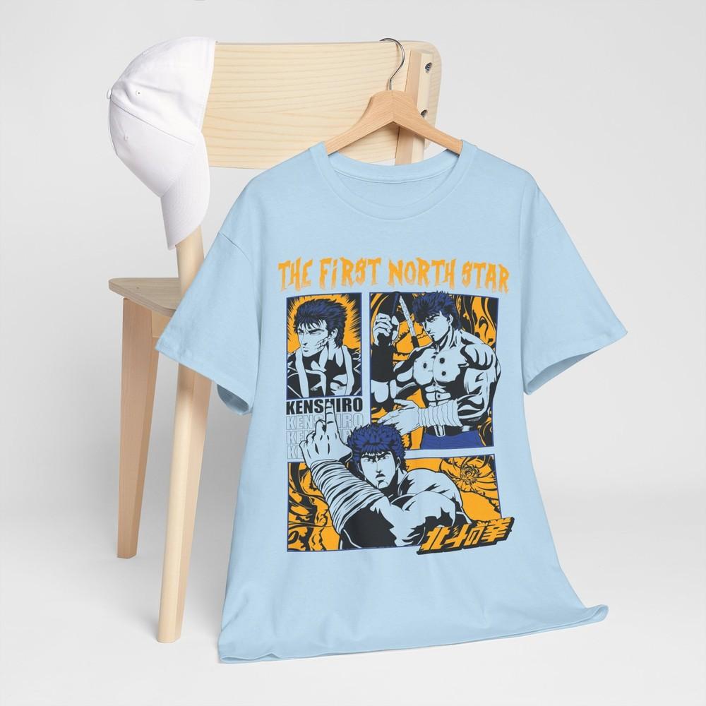 

Hokuto No Ken T-shirt Fist of the North Star Manga Anime TShirt Tee gift clothes L