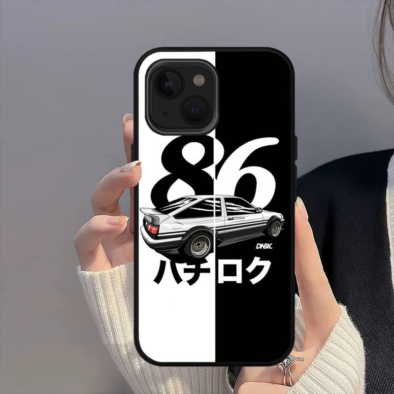 Initial D AE86 Cars Phone Case For iPhone Mini 11 12 13 14 15 16 Pro Max Plus Shell