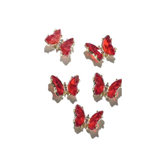 Excellent Nail Art Batterfly Colorful High Brightness