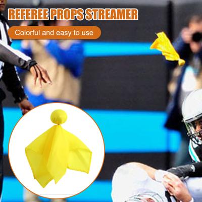 Football Penalty Flag Drop-resistant Unbreakable Penalty Warning Satin Professional Soccer Penalty Flag