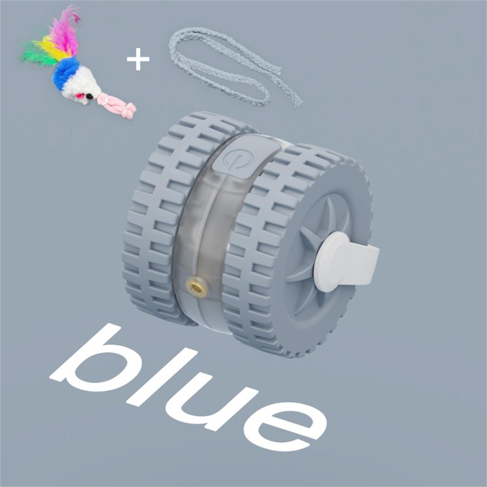 Interaktives Ballspielzeug für Katzen, automatisch rollender Ball mit Schwanz, wiederaufladbares, intelligentes interaktives Haustierspielzeug, intelligente Maus für Katzen