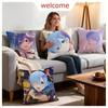 Re:Life In A Different World From Zero Cushion Cover 1Pcs Decorative Covers Soft Cushion Case For Sofa Couch Decor 40X40 45X45