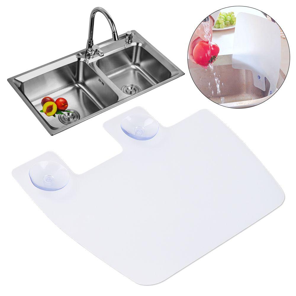 

Vegetable Washing Double Splash Guards Dish Flap Water Baffle Anti-water Board