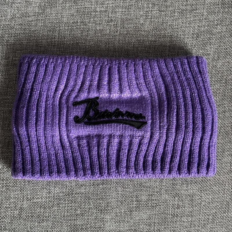 Thick Woolen Print Sport Headband - Unisex Tennis, Basketball, Badminton, Running Hairband in Korean Style