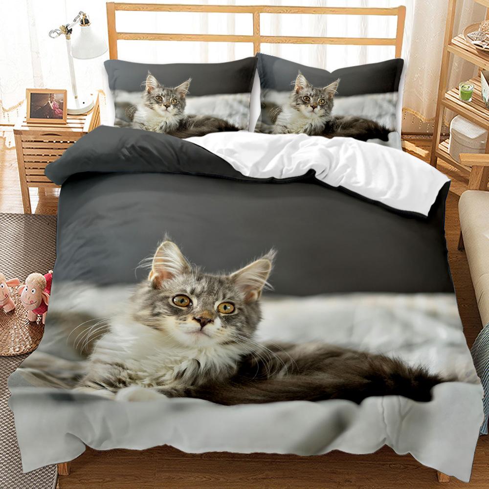 Dog Duvet Cover Set French Bulldogs Bedding Set For Kids Teen Twin Size Black Music Puppy Pet Doggy Animal Quilt Cover