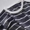 Striped Long-sleeved Round Neck Women's Spring and Autumn New Design Loose Bottoming Shirt