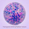Stress Relief Ball Soft Squeeze Toy Round Shape with Bead Filling for Hand Exercise and Sensory Stimulation Suitable for Office Home School Use