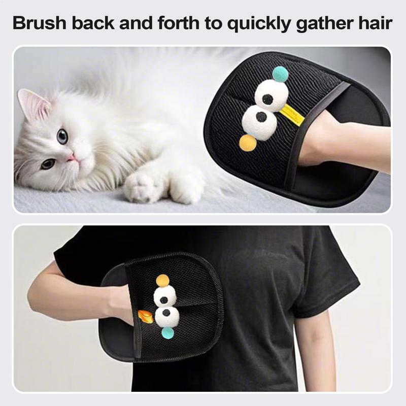 Pet Hair Remover Glove Cat Hair Glove Two-Way Reusable Washable Gentle Dog Brush For Detailing Grooming Scratching Cleaning