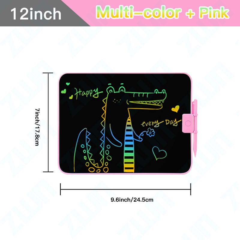 12/15/20Inch  Drawing Board Writing Tablet Digit Magic Blackboard Art Tools Painting Learning & Education Toys for Kids Gifts