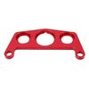 Key Switch and Indicator Light Mount Replacement for Pro Taper Handlebar Clamps Risers Aluminum Red
