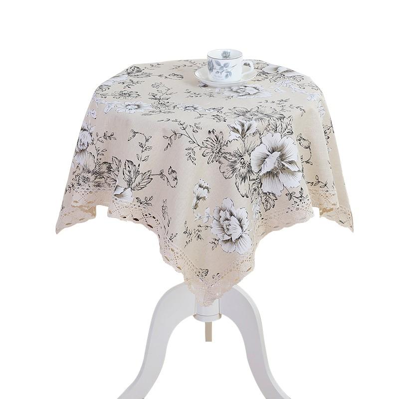 Round Tablecloth Simple Style Household Circular Table Cover Indoor Holiday Home Christmas Party Picnic Dining Room