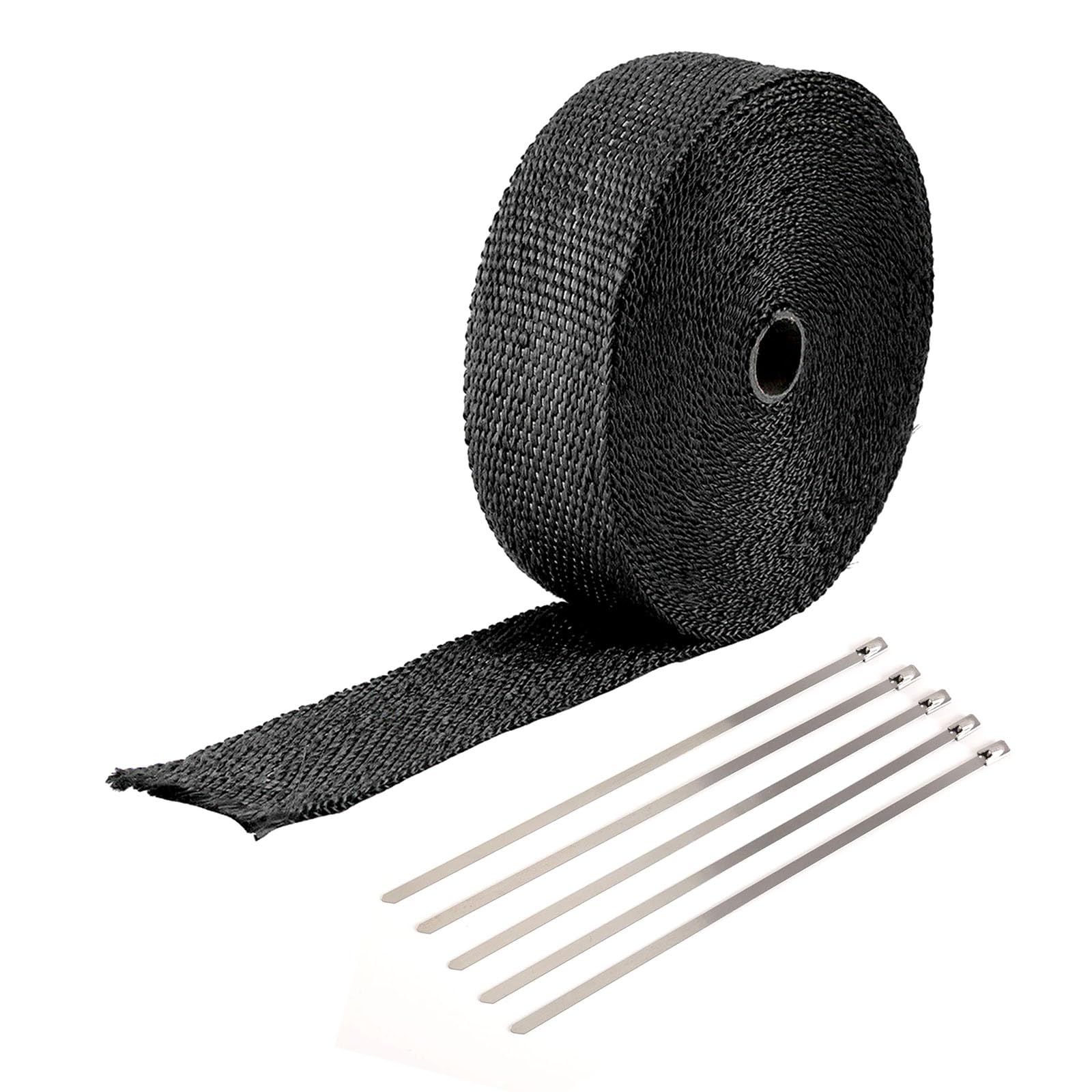 

Heat Resistant Thermo Bandage Heat Resistant Cloth 2.5cm*5m Glass Fiber чёрный