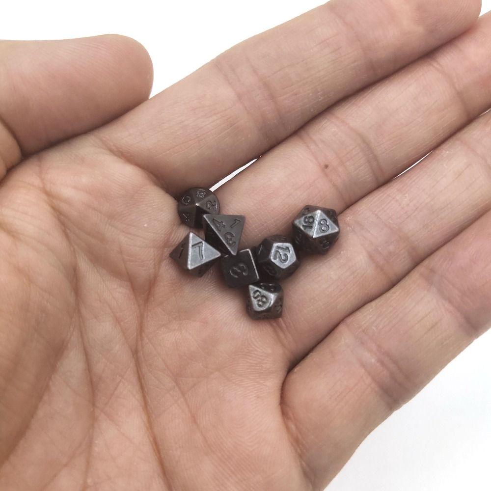 Polyhedron RPG Dice Kirsite Dice Set Gambling Table Games Dice  Party