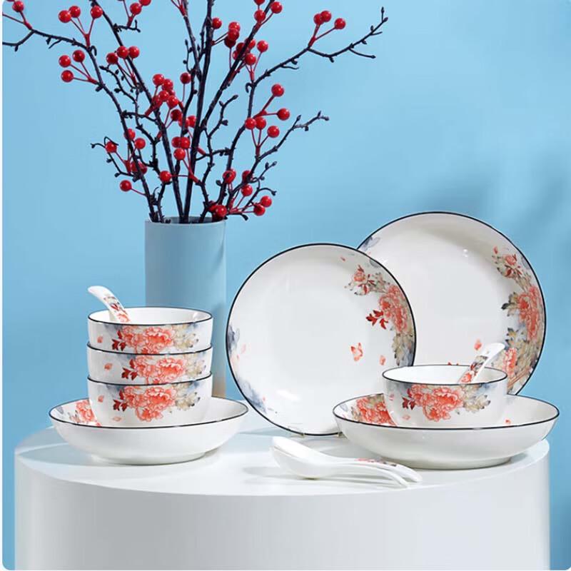 Tang Hui 12-Piece Ceramic Dinnerware Set