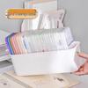 BeiYou Ultra-Narrow Plastic Storage Bins (5-Pack)