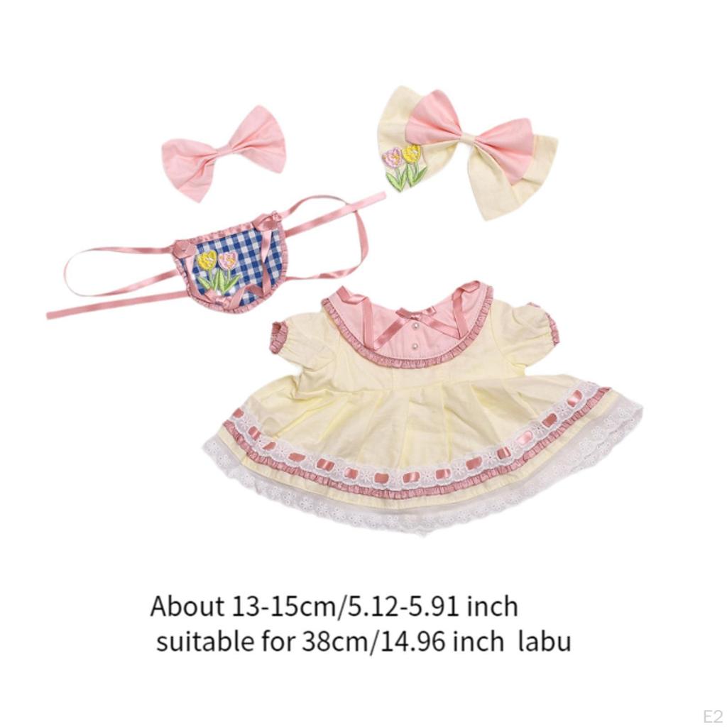 38cm Doll Clothes Cute Suit Accessories DIY Toy Dress up Trendy