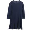 ARMANI COLLEZIONI Long sleeve wool No color coat 38 Navy Women Used