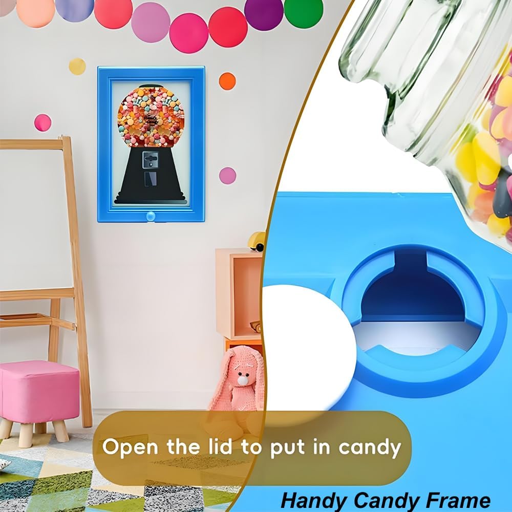 Portafoto Distributore di Caramelle da Muro, Raro Vintage the Handy Candy Frame, Arte Macchina di Caramelle Sospesa, Per Appendere al Muro