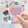 50 Healing System Mental Health Stickers for Phone Cases, Stationery, Notebooks, and Planners