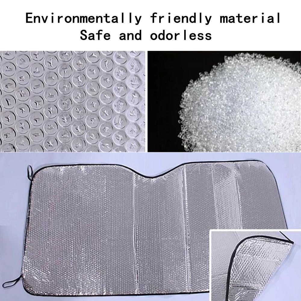 Car Windshield Sunshades Foldable Car Sun Shade Anti-UV Protection Sunshade Window Front Visor Cover Curtain Auto AccessoriesWindshield Sunshades 1